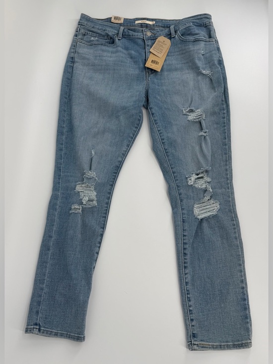 Levi's Denim - Levi’s 711 Skinny Ankle Jeans Women 16 W33 Distressed Stretch New